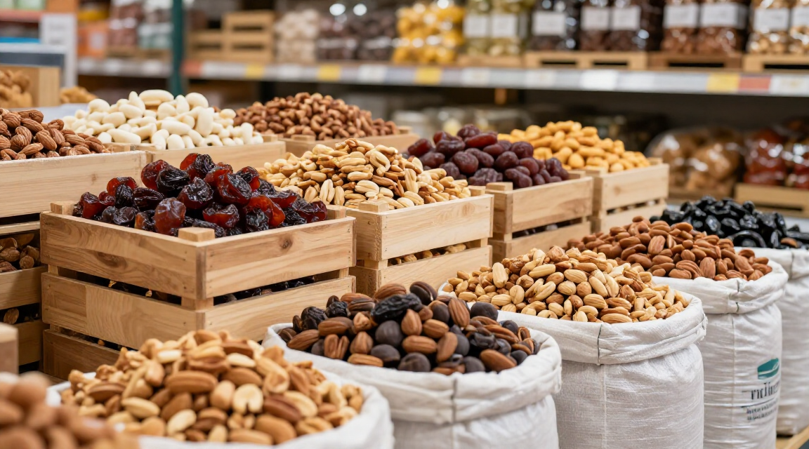 Орехи и сухофрукты: классификация, нормы хранения и качество для бизнеса